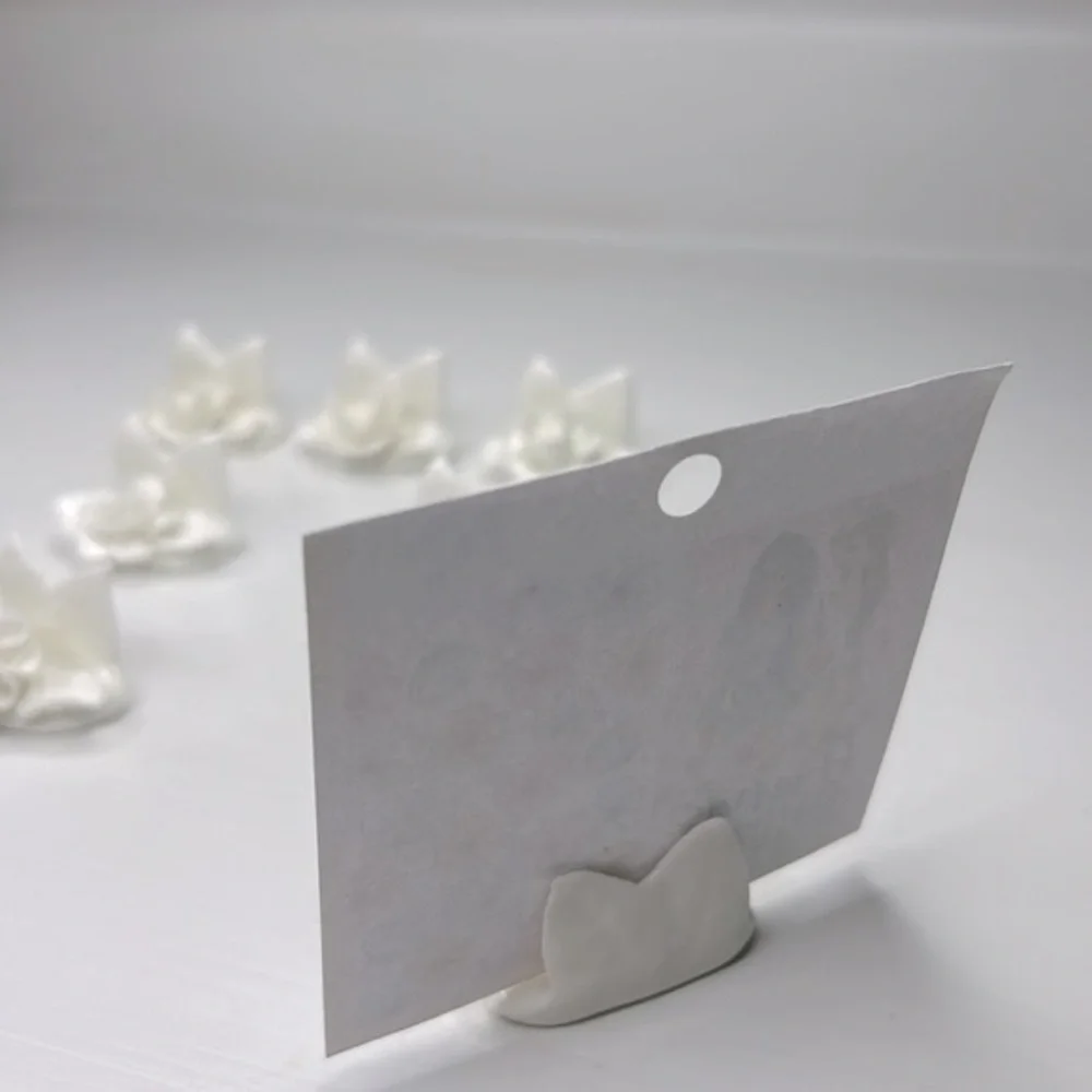 Vintage Coalport 💐 Bone China Floral Name Card Holders Mismatched Set of 8 - Picture 3 of 16